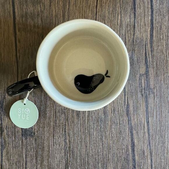 Coffee Mug Tea Mug Gift for Her Coffee Lover Gift Pears Fruit Mug Neutral Mug - Picture 2 of 4